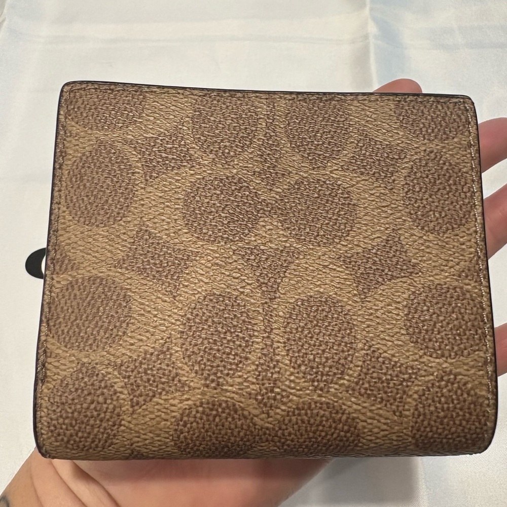 Coach snap wallet tan signature canvas - Picture 3 of 6